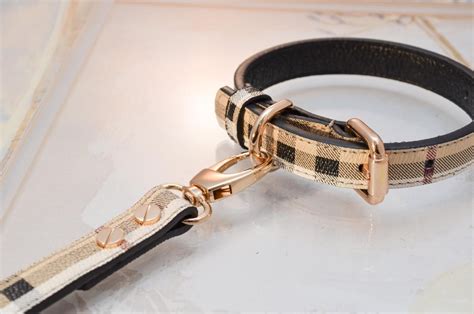 designer dog collars burberry.